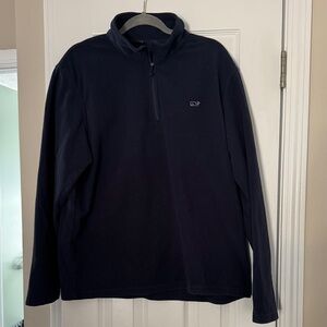 Vineyard Vines Navy Quarter-Zip Sweatshirt